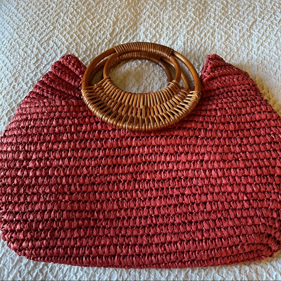 Vintage Straw Bag - Picture 3 of 3